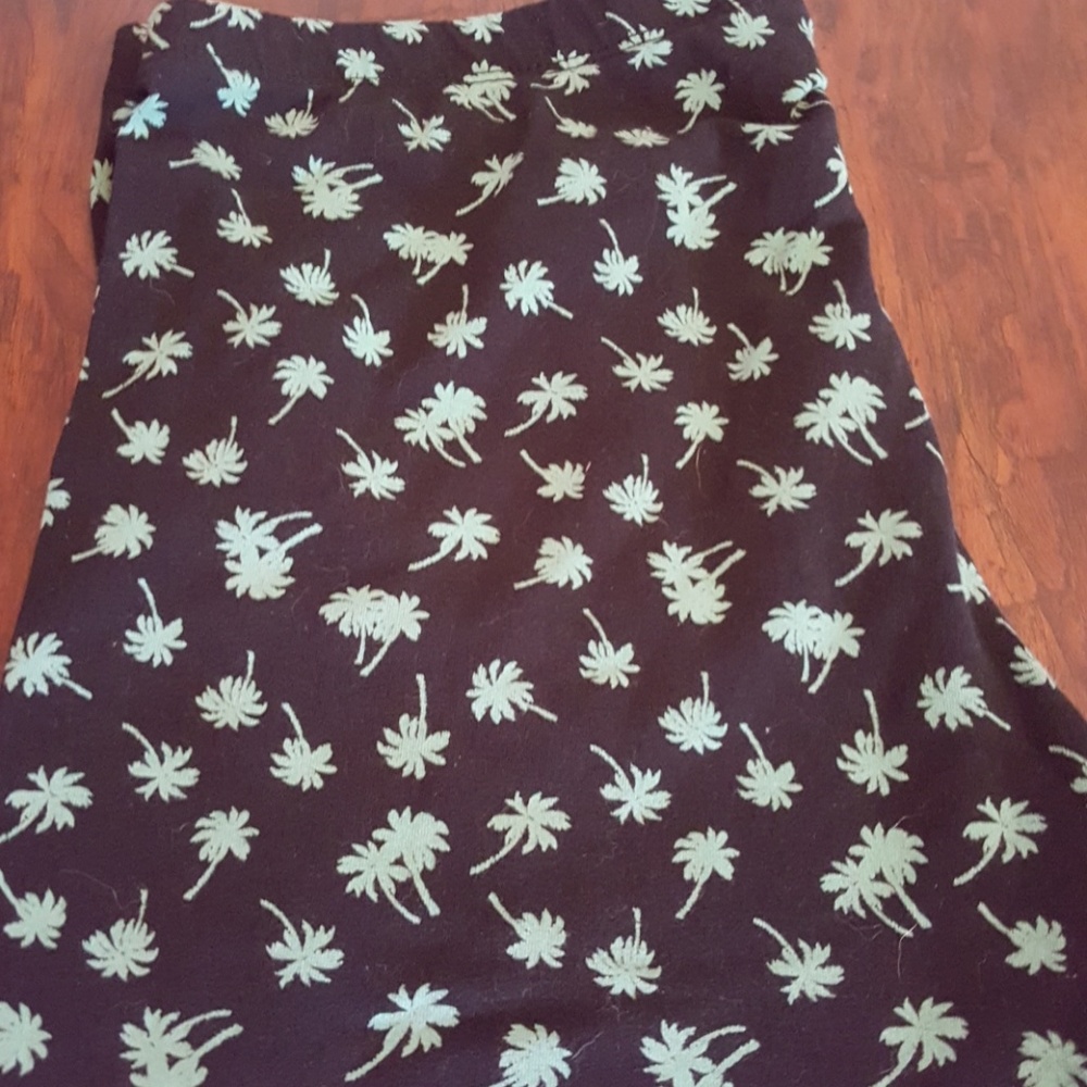 Old Navy fitted palm tree leggings
